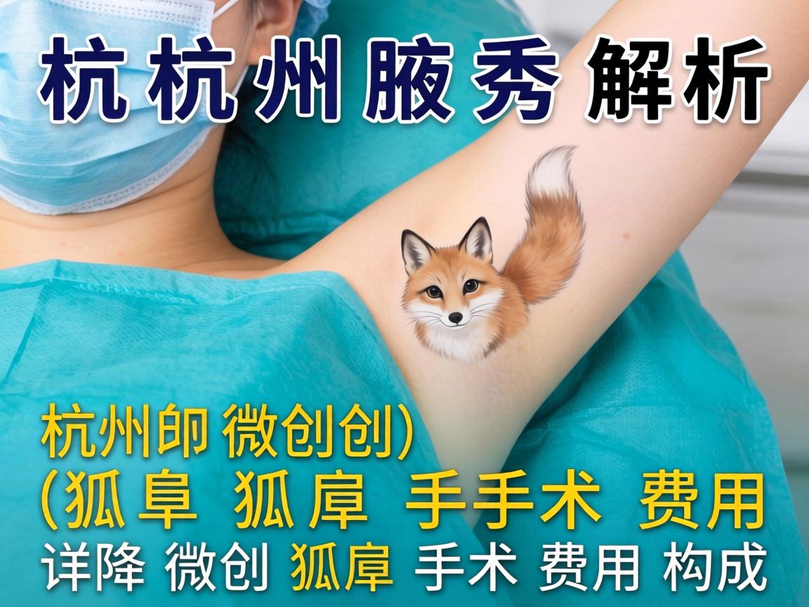 杭州腋秀解析，杭州微创狐臭手术费用，详解微创狐臭手术费用构成