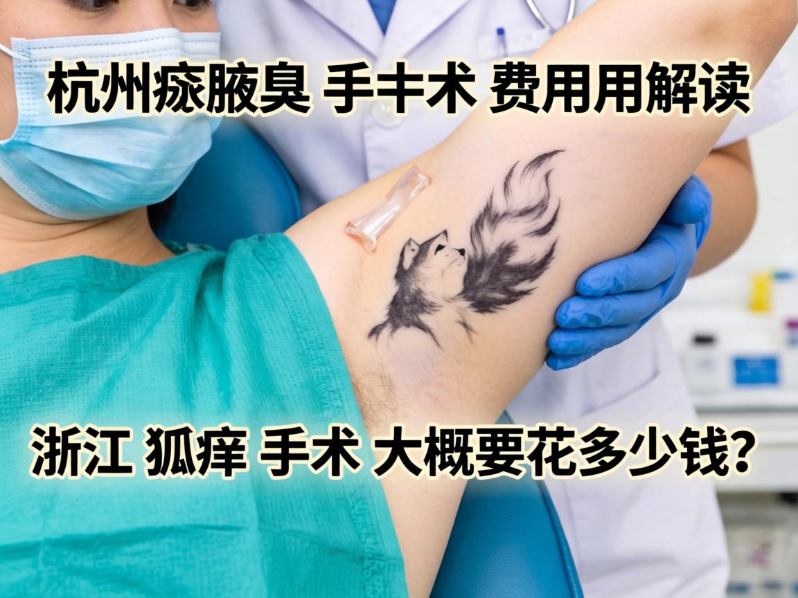 杭州腋臭手术费用解读,浙江狐臭手术大概要花多少钱? 杭州腋臭手术费用解读,浙江狐臭手术大概要花多少钱?