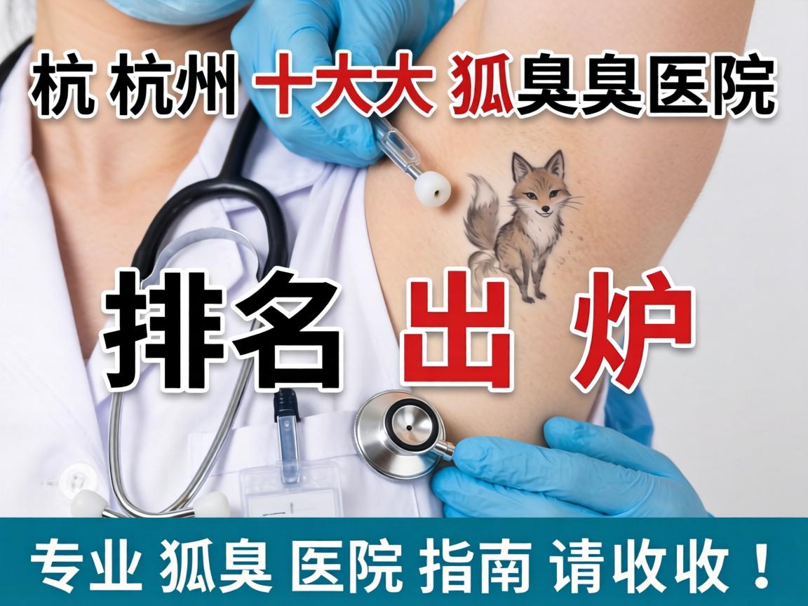 杭州十大狐臭医院排名出炉,这份专业狐臭医院指南请收好! 杭州十大狐臭医院排名出炉,这份专业狐臭医院指南请收好!