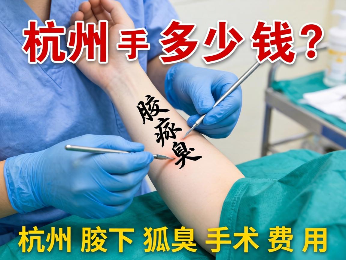 杭州腋臭手术多少钱?详解杭州腋下狐臭手术费用 杭州腋臭手术多少钱?详解杭州腋下狐臭手术费用