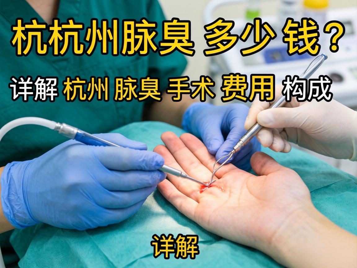 杭州腋臭手术多少钱？详解杭州腋臭手术费用构成