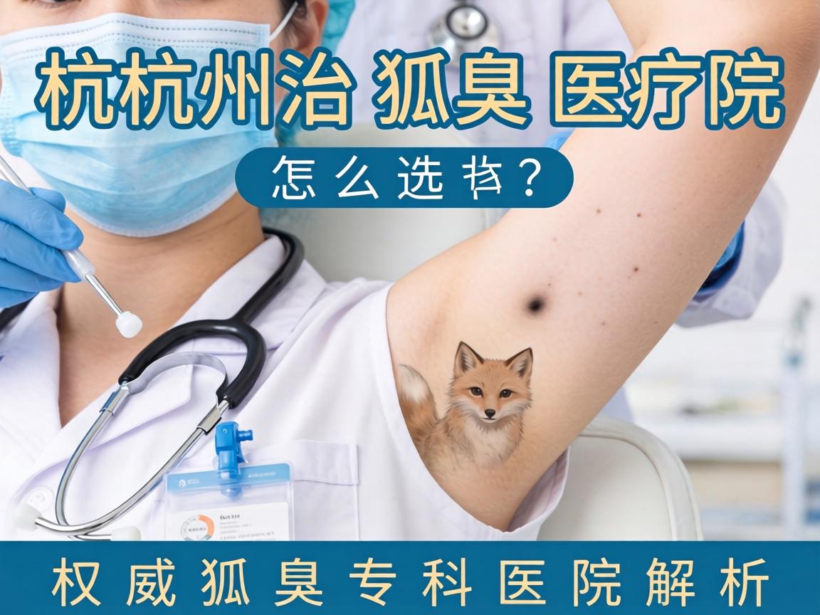 杭州治狐臭医院怎么选？权威狐臭专科医院解析
