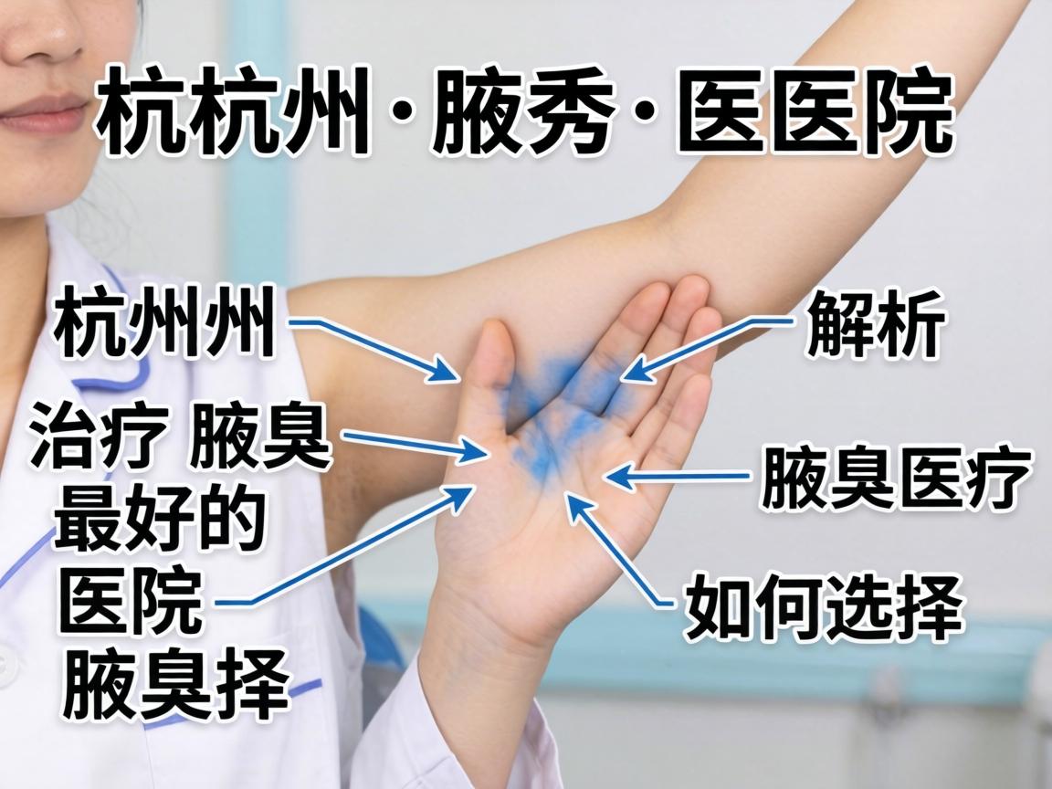 杭州腋秀医院解析，杭州治疗腋臭最好的医院如何选择