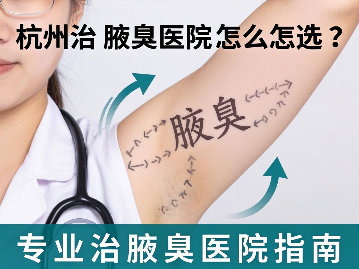 杭州治腋臭医院怎么选？专业治腋臭医院指南