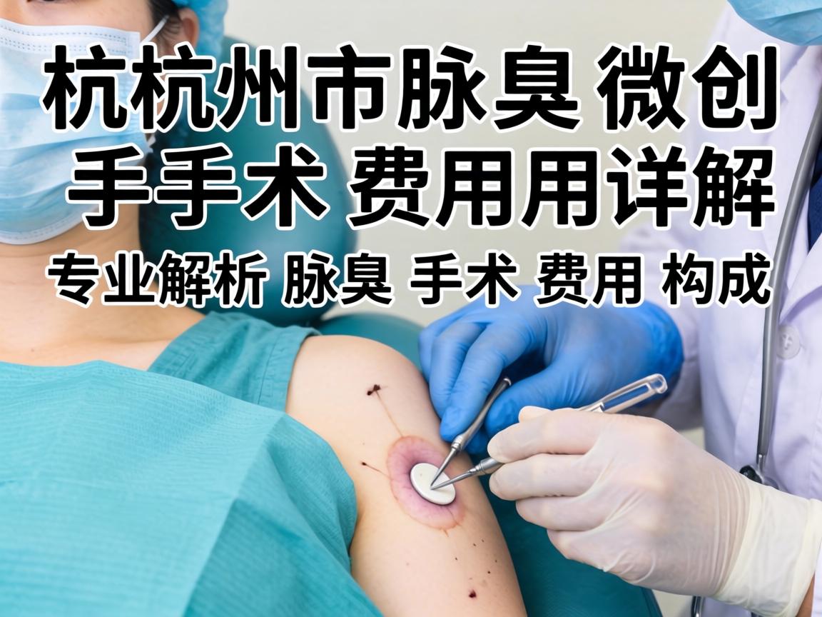 杭州腋臭微创手术费用详解，专业解析腋臭手术费用构成