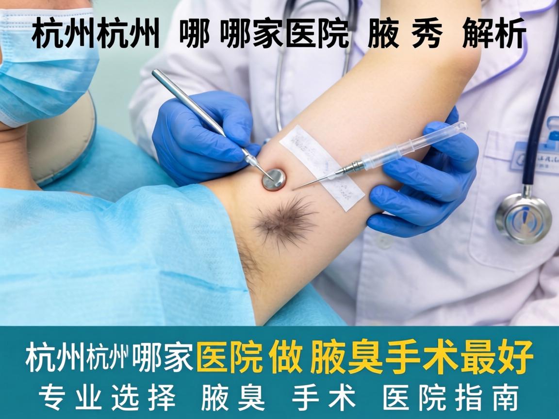 杭州腋秀解析，杭州哪家医院做腋臭手术最好，专业选择腋臭手术医院指南