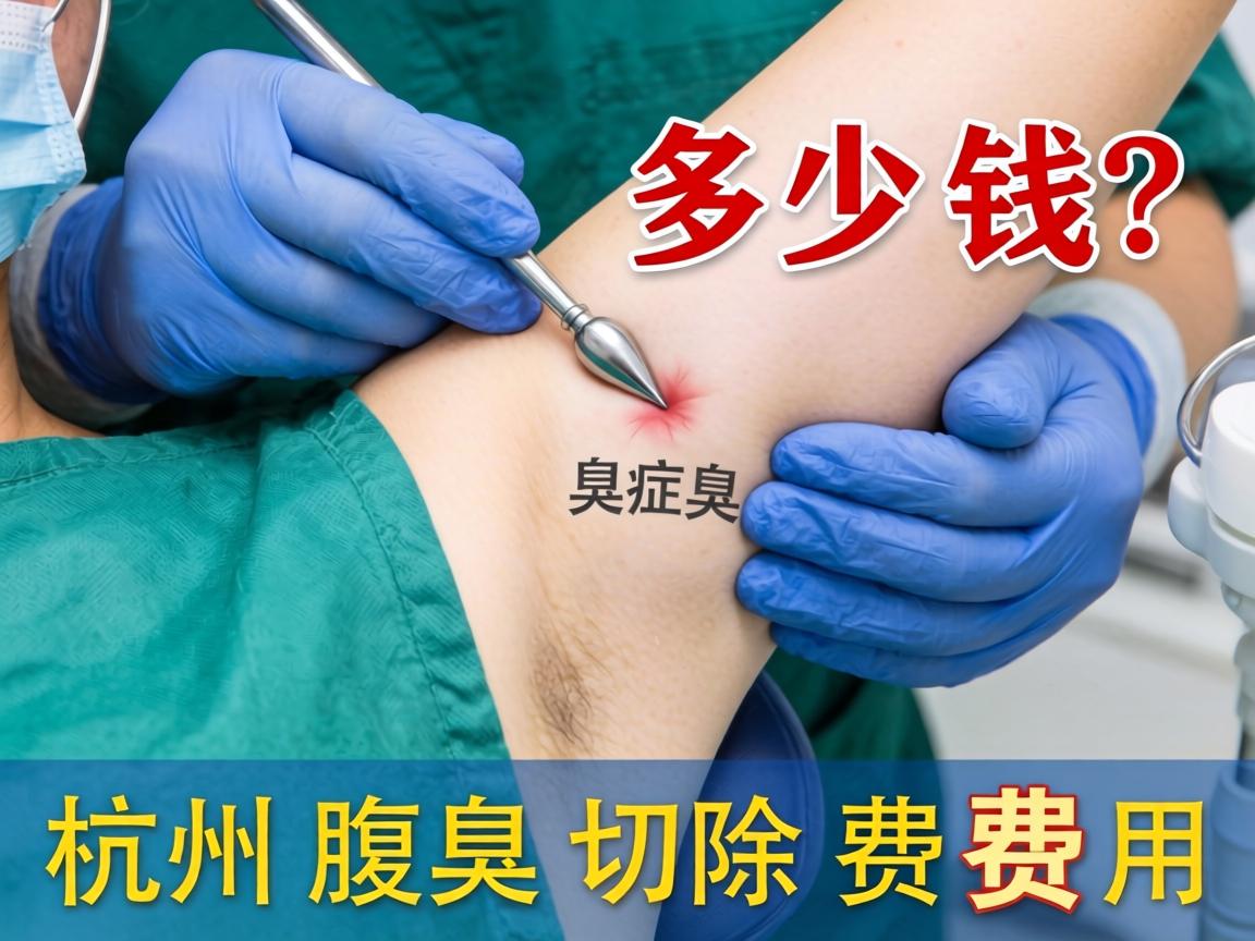 杭州腋臭手术多少钱？详解杭州腋臭切除费用