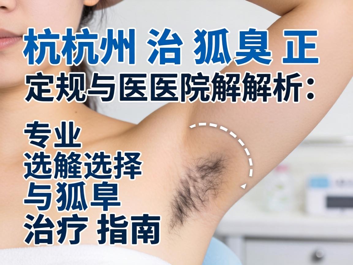杭州治狐臭正规医院解析，专业选择与狐臭治疗指南
