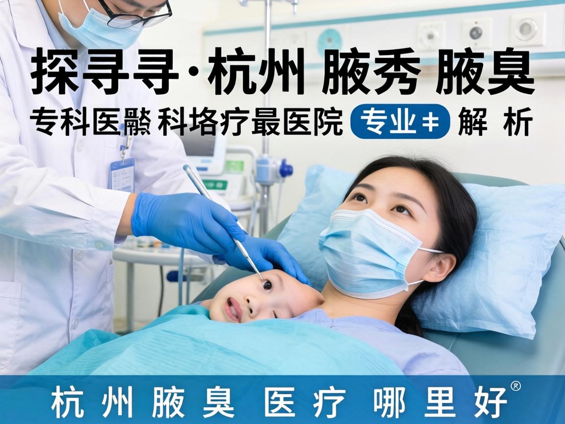 探寻杭州腋秀腋臭专科医院，专业解析杭州腋臭医疗哪里好