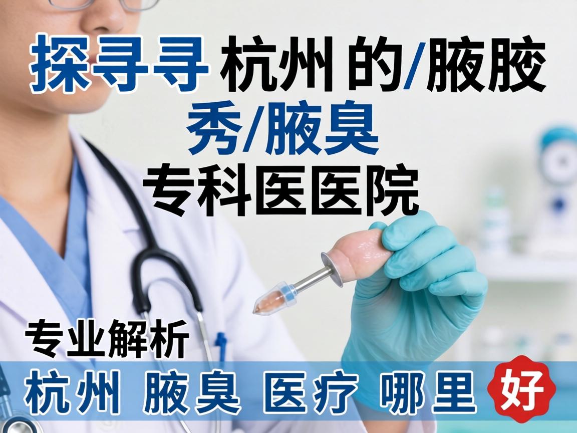 探寻杭州腋秀腋臭专科医院，专业解析杭州腋臭医疗哪里好