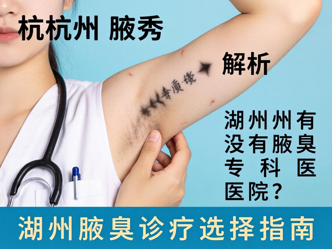 杭州腋秀解析,湖州有没有腋臭专科医院?湖州腋臭诊疗选择指南 杭州腋秀解析,湖州有没有腋臭专科医院?湖州腋臭诊疗选择指南