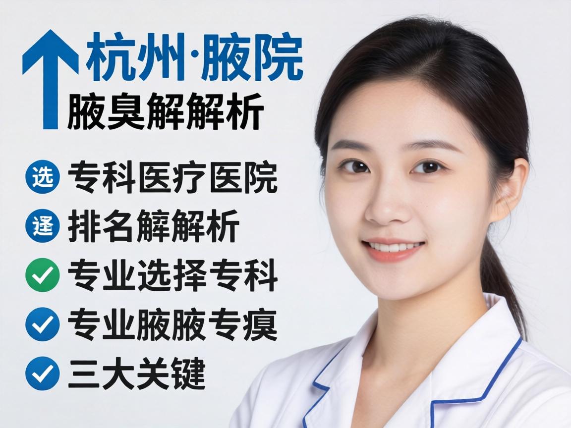 杭州腋臭专科医院排名解析,选择专业腋臭专科的三大关键 杭州腋臭专科医院排名解析,选择专业腋臭专科的三大关键