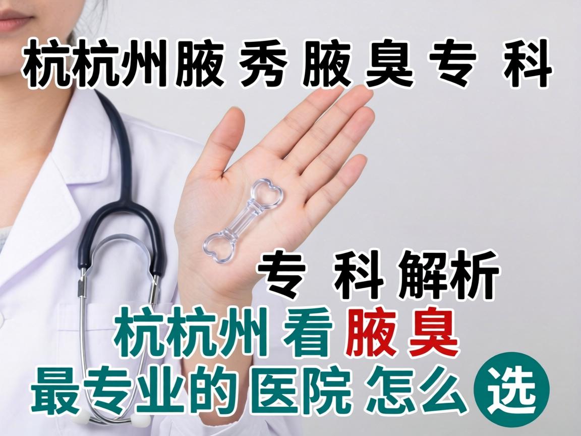 杭州腋秀腋臭专科解析，杭州看腋臭最专业的医院怎么选