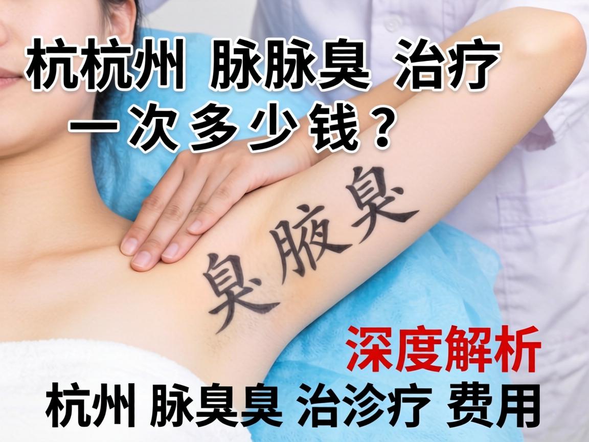 杭州腋臭治疗一次多少钱？深度解析杭州腋臭治疗费用