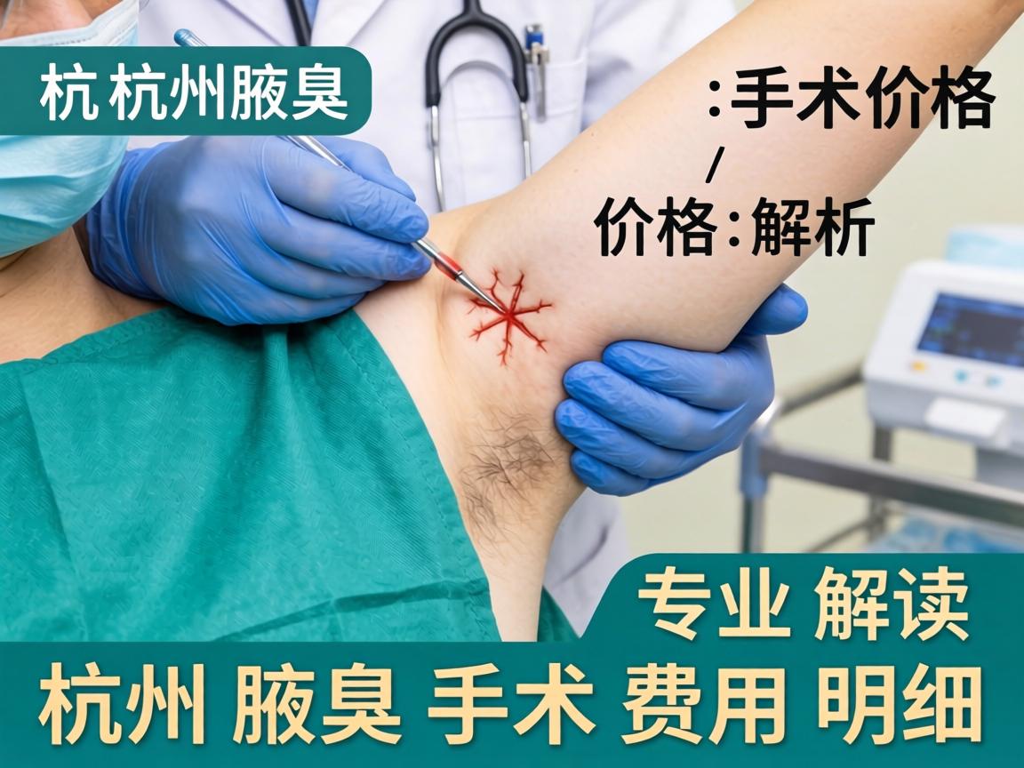 杭州腋臭手术价格解析，专业解读杭州腋臭手术费用明细