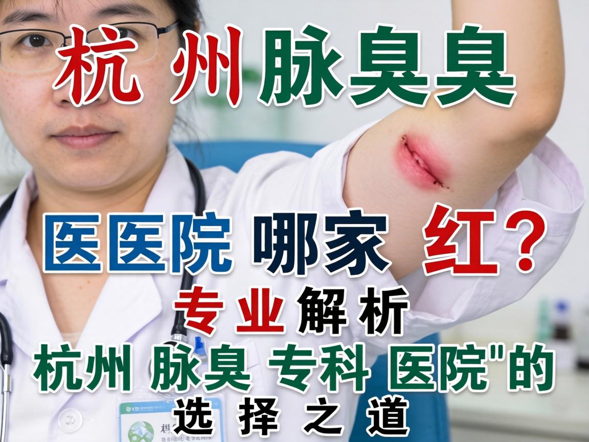 杭州腋臭医院哪家红？专业解析杭州腋臭专科医院的选择之道