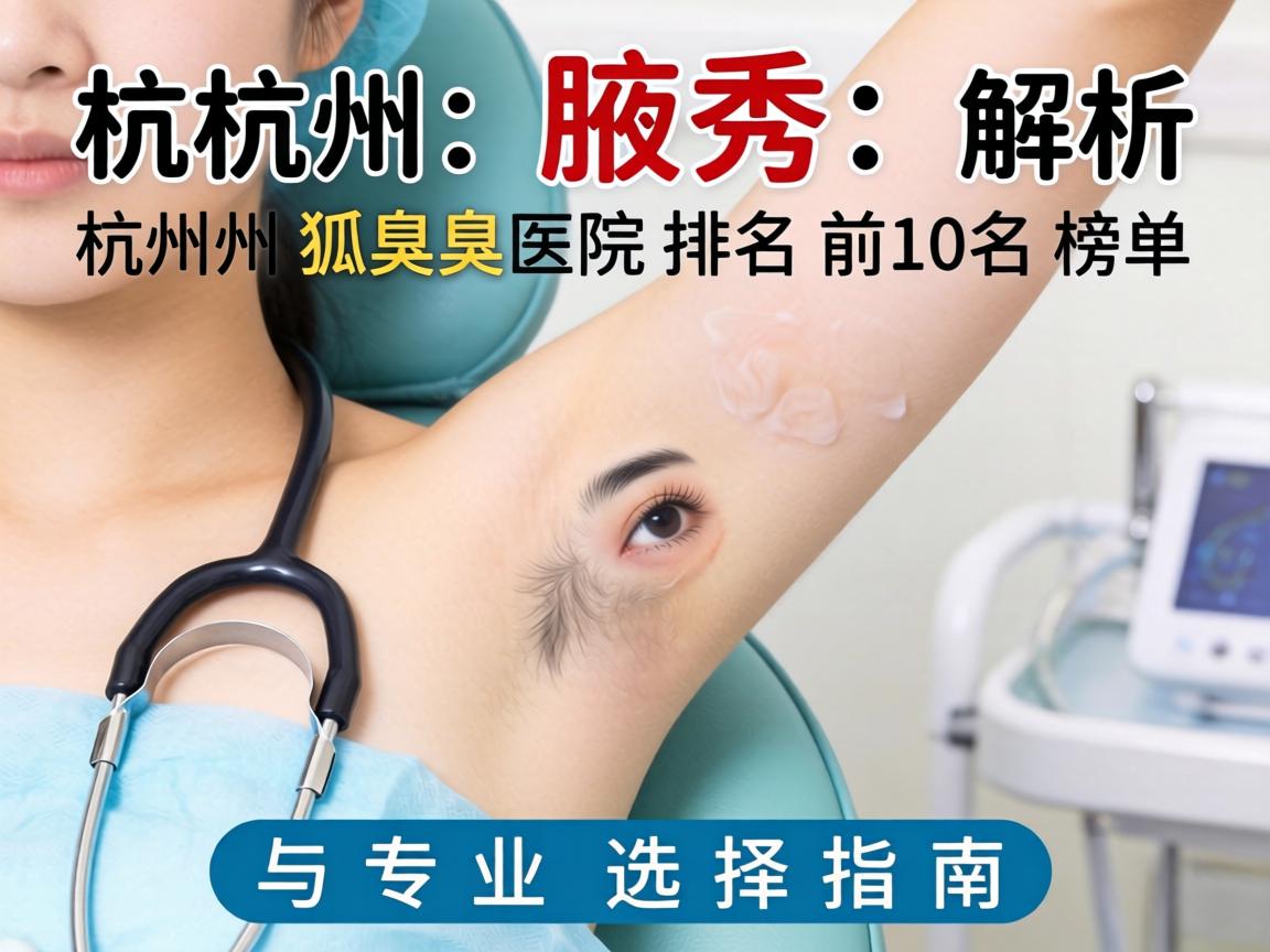 杭州腋秀解析,杭州狐臭医院排名前十名榜单与专业选择指南 杭州腋秀解析,杭州狐臭医院排名前十名榜单与专业选择指南