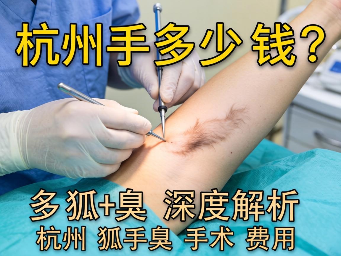 杭州狐臭手术多少钱？深度解析杭州狐臭手术费用