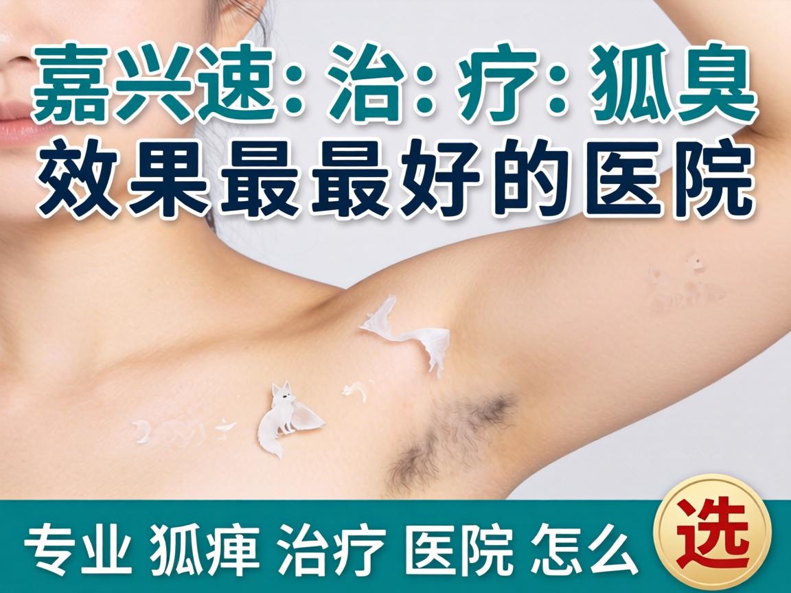 嘉兴治疗狐臭效果最好的医院，专业狐臭治疗医院怎么选？