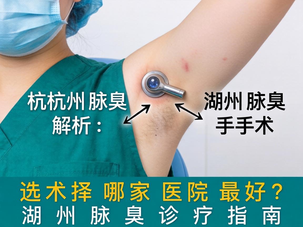 杭州腋秀解析，湖州腋臭手术选择哪家医院最好？湖州腋臭诊疗指南