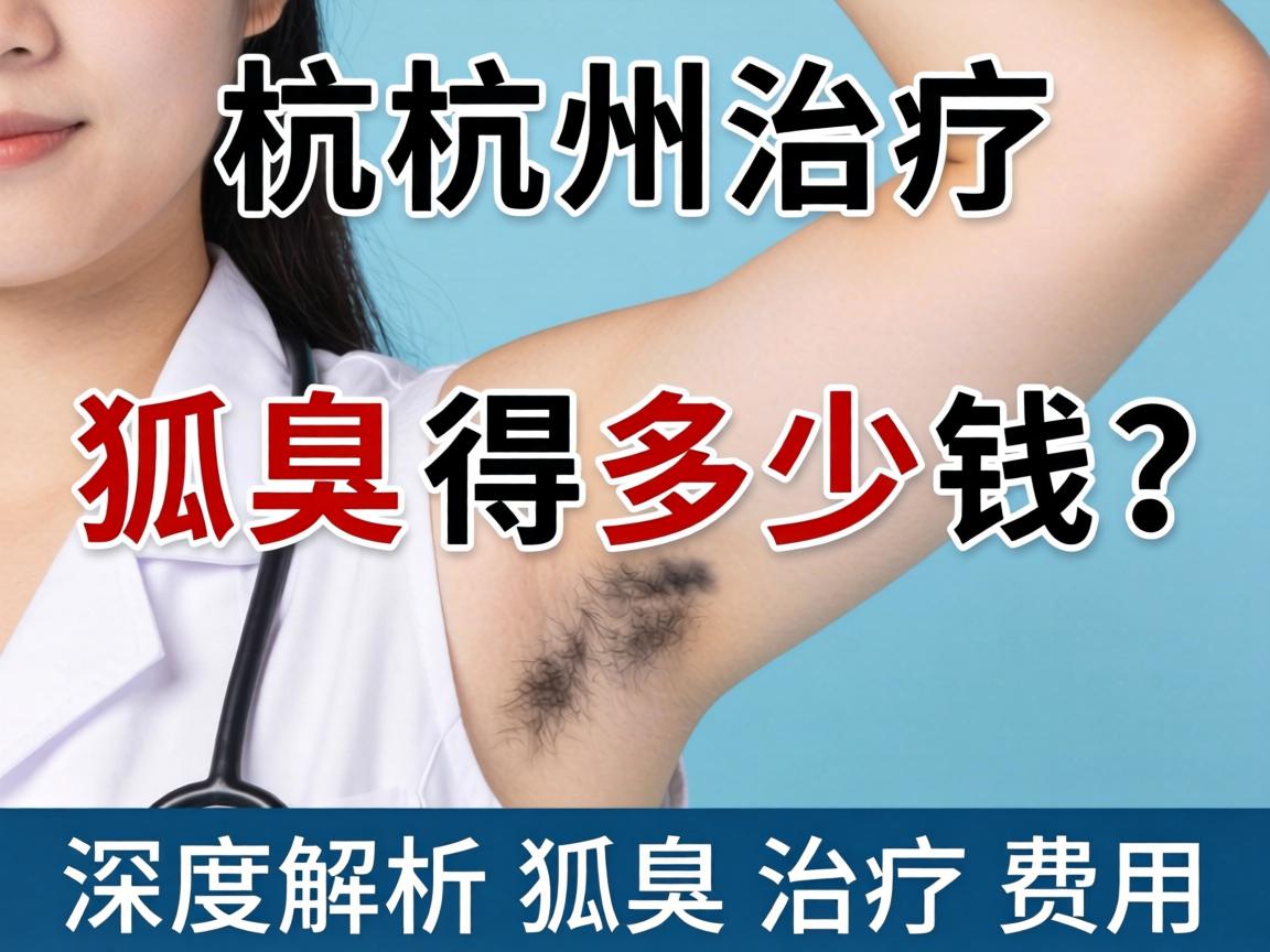杭州治疗狐臭得多少钱?深度解析狐臭治疗费用 杭州治疗狐臭得多少钱?深度解析狐臭治疗费用