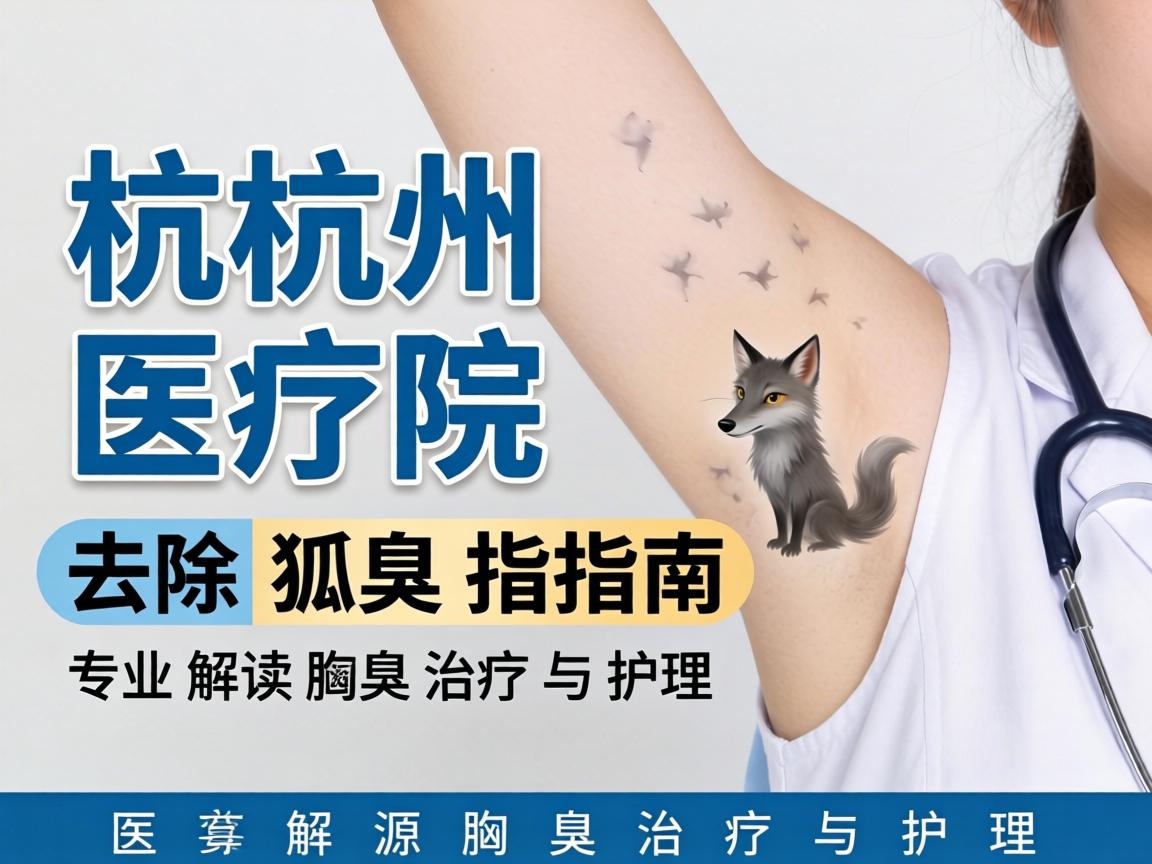 杭州医院去除狐臭指南，专业解读腋臭治疗与护理