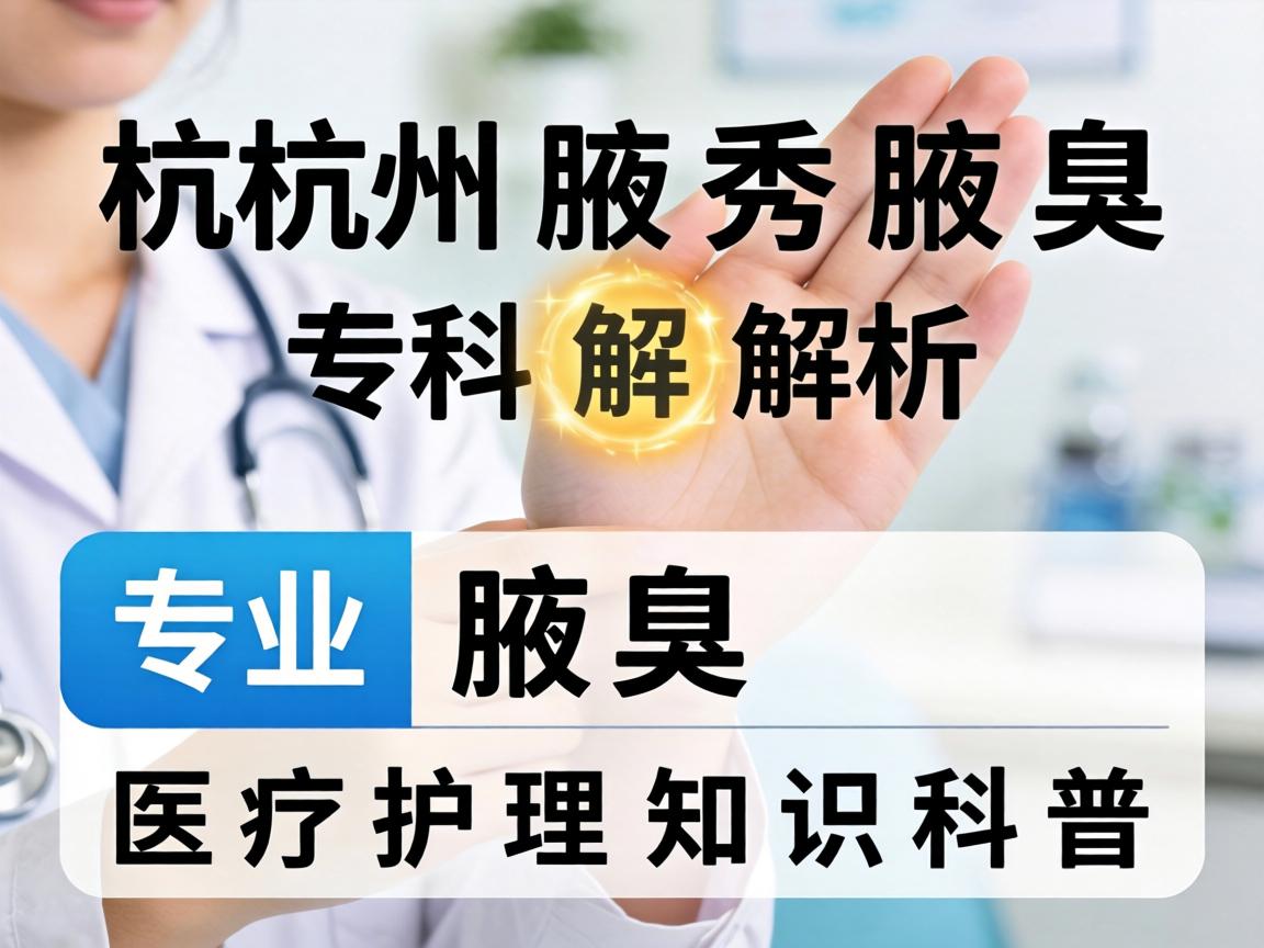杭州腋秀腋臭专科解析，专业腋臭医疗护理知识科普