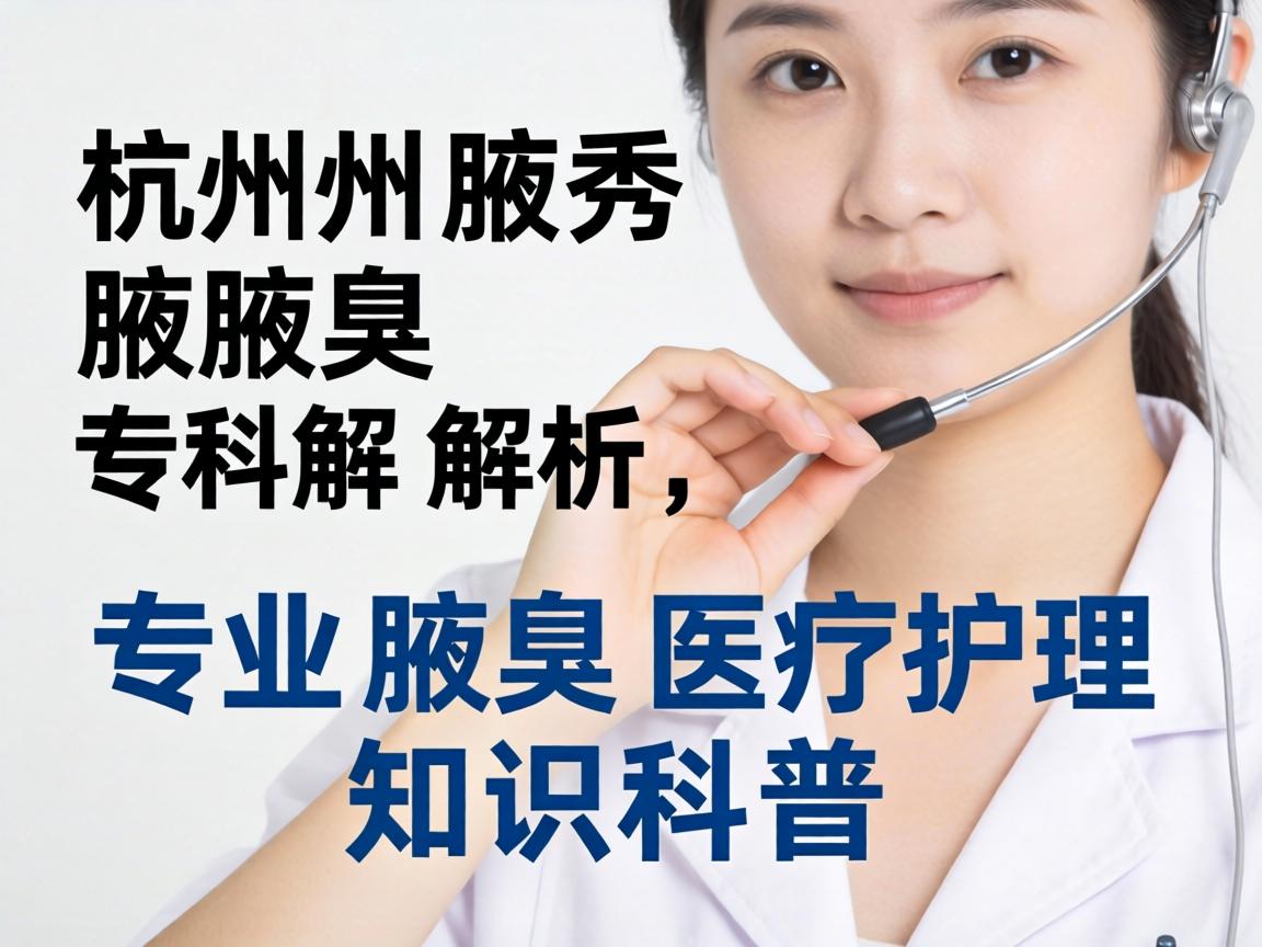 杭州腋秀腋臭专科解析，专业腋臭医疗护理知识科普