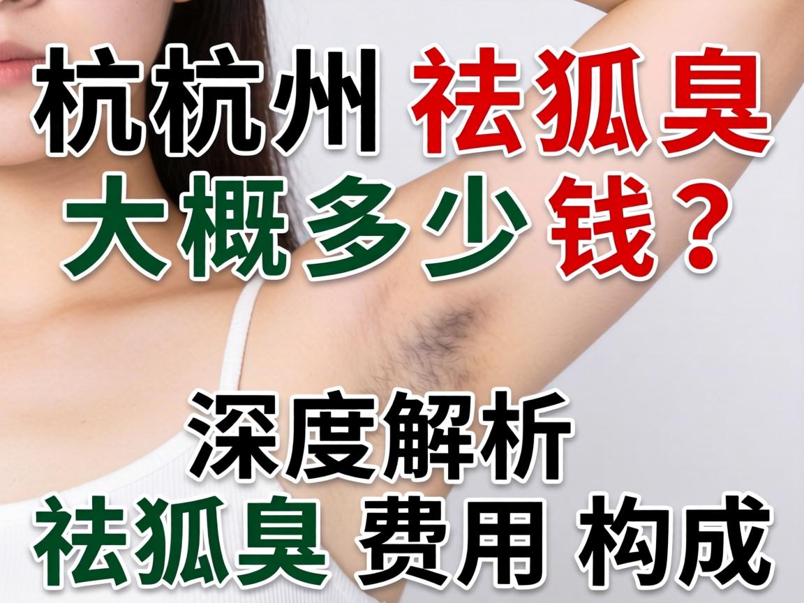 杭州祛狐臭大概多少钱？深度解析祛狐臭费用构成