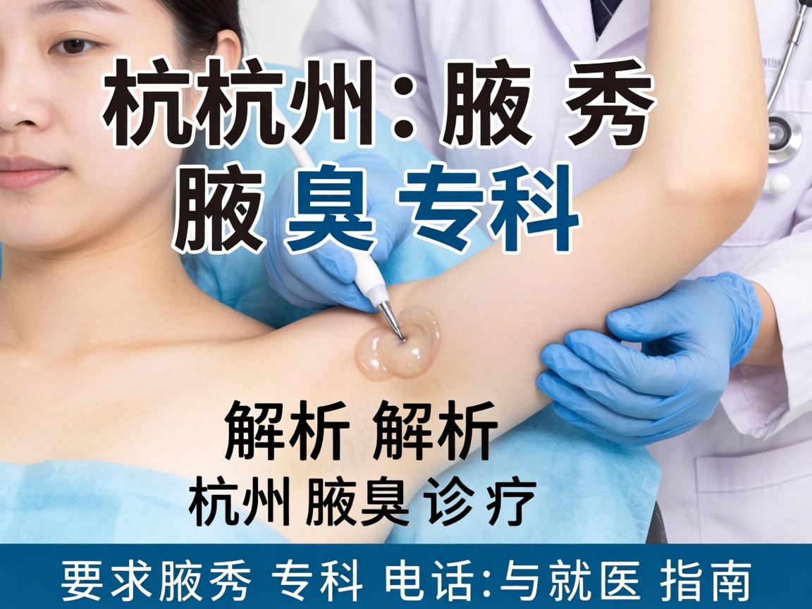 杭州腋秀腋臭专科，解析腋臭诊疗，杭州腋秀专科电话与就医指南