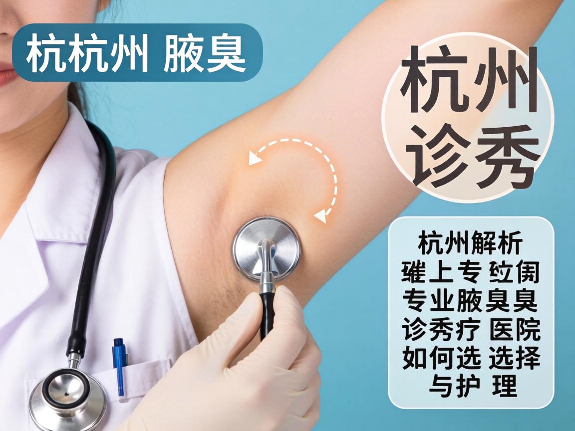 杭州腋秀解析，杭州专业腋臭诊疗医院如何选择与护理