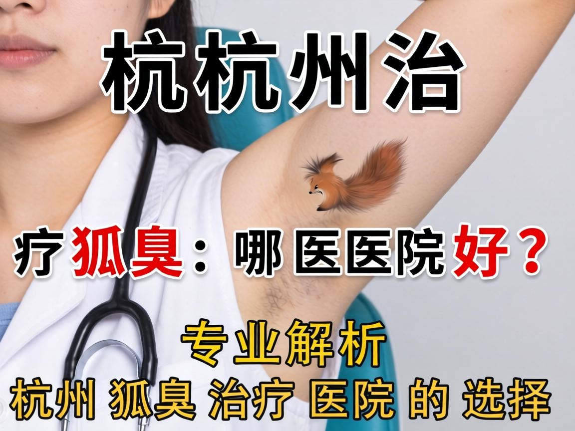 杭州治疗狐臭哪医院好？专业解析杭州狐臭治疗医院的选择