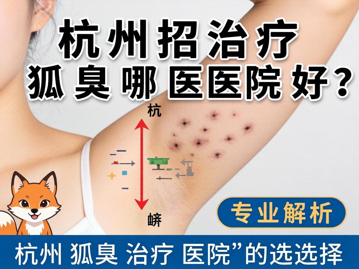 杭州治疗狐臭哪医院好？专业解析杭州狐臭治疗医院的选择