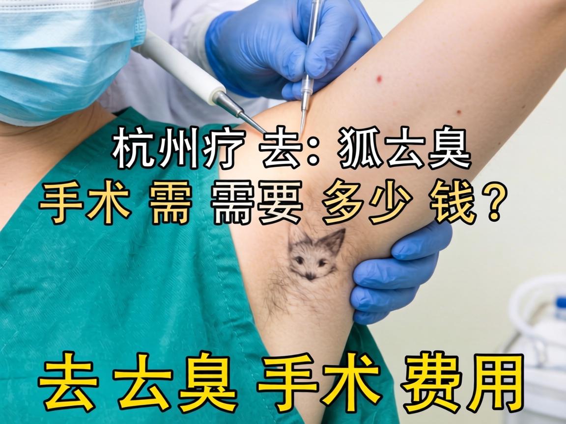 杭州去狐臭手术需要多少钱？详解去狐臭手术费用