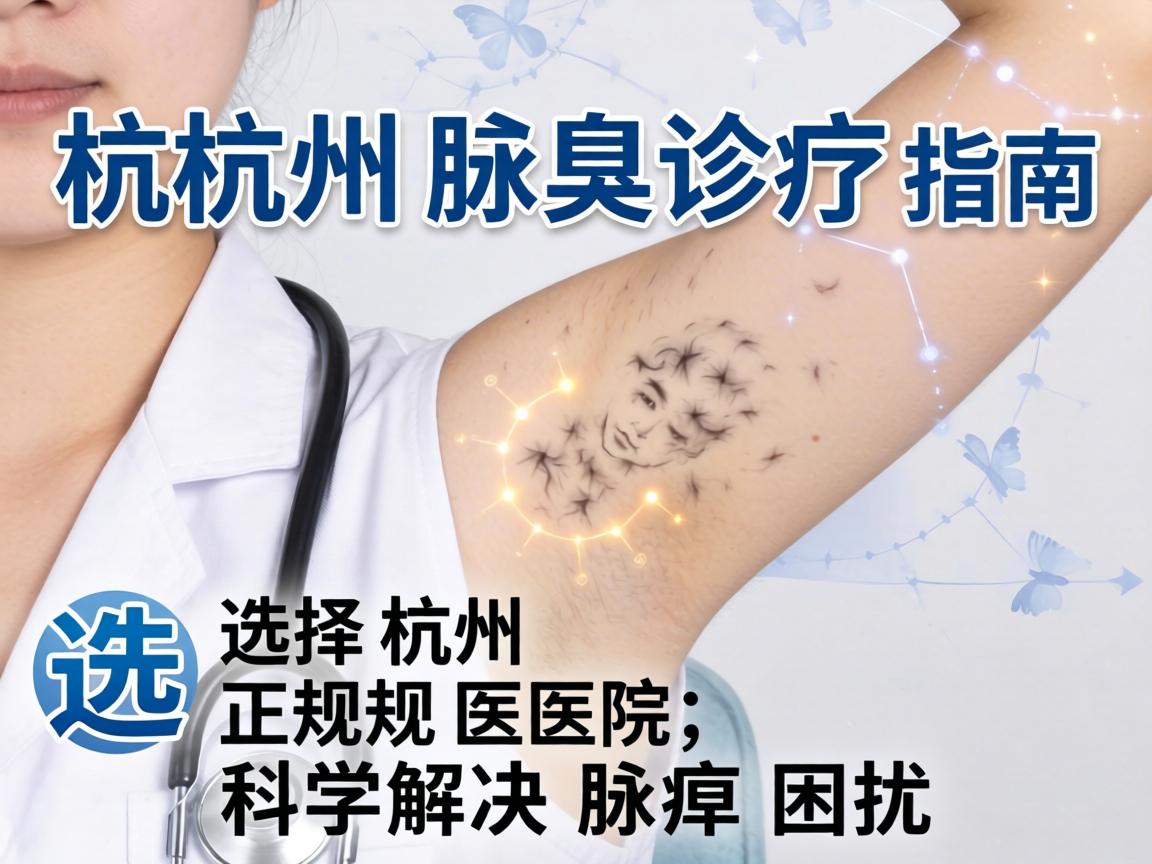 杭州腋臭诊疗指南，选择杭州正规医院，科学解决腋臭困扰