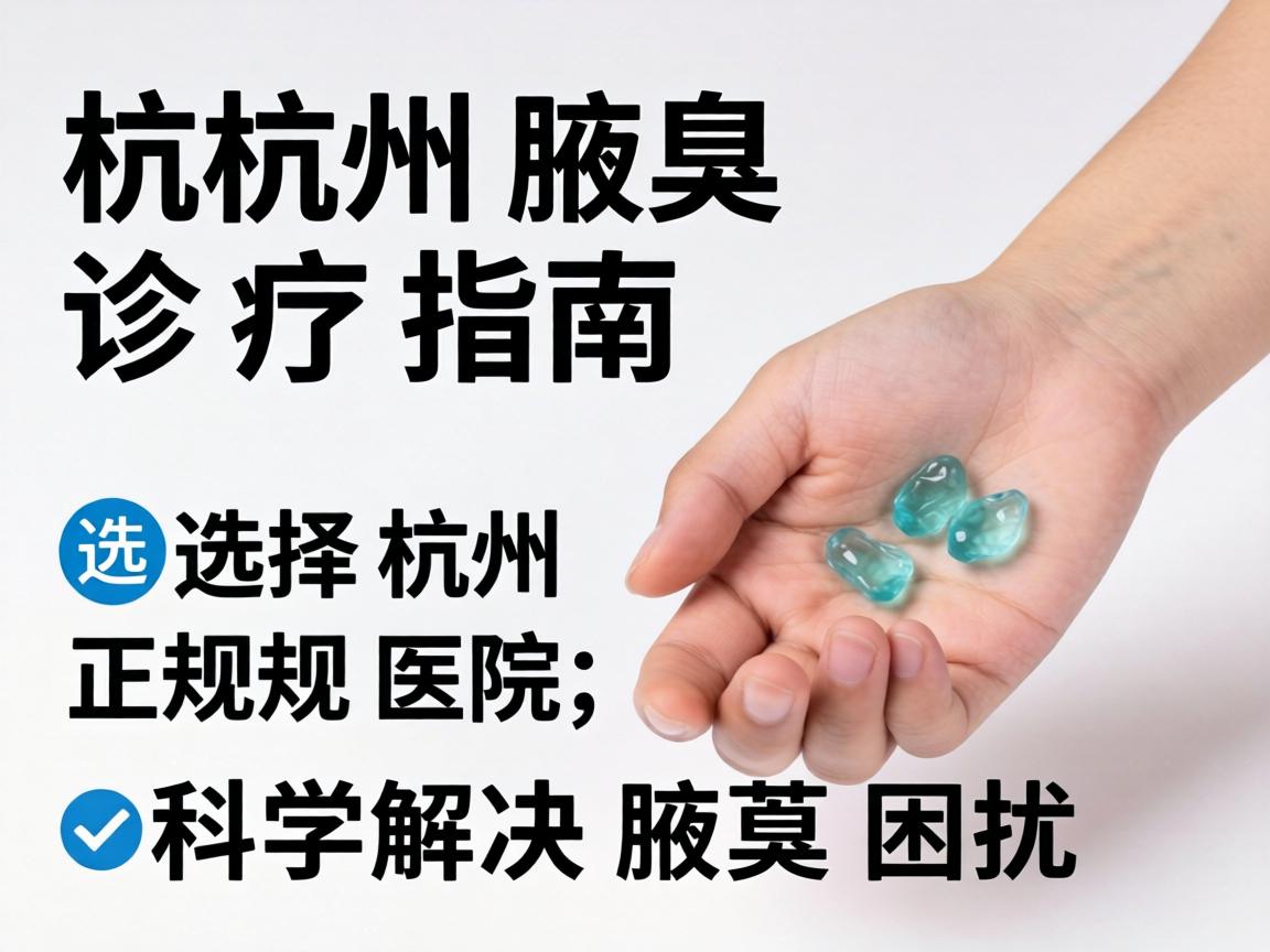 杭州腋臭诊疗指南，选择杭州正规医院，科学解决腋臭困扰