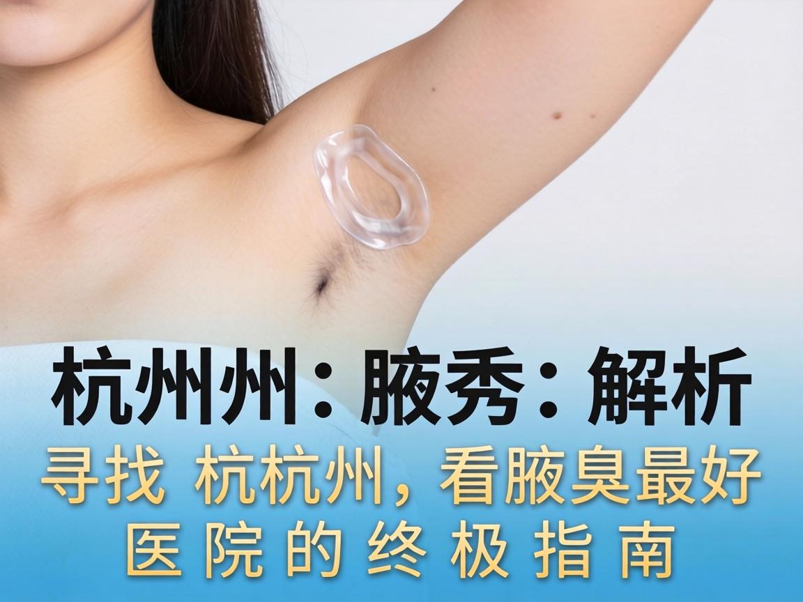 杭州腋秀解析，寻找杭州看腋臭最好医院的终极指南