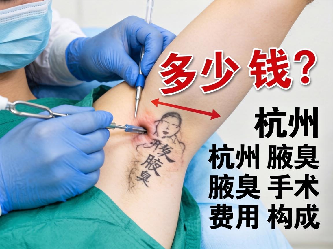 杭州腋臭手术多少钱？详解杭州腋臭手术费用构成