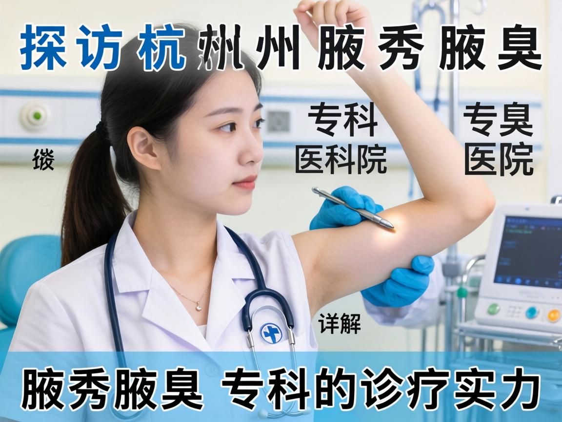 探访杭州腋秀腋臭专科医院，详解腋秀腋臭专科的诊疗实力