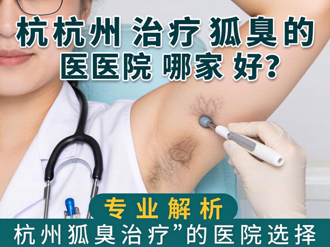 杭州治疗狐臭的医院哪家好？专业解析杭州狐臭治疗的医院选择