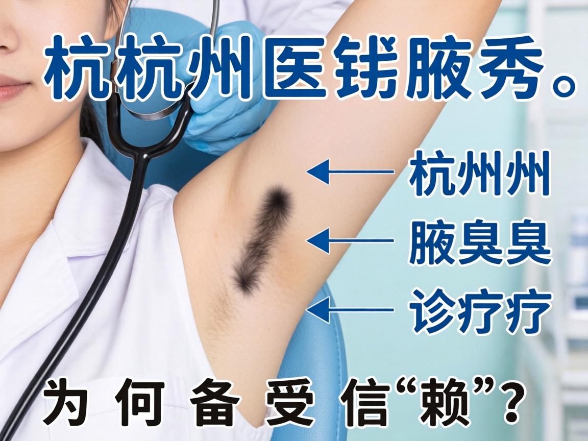 杭州腋秀解析，杭州腋臭诊疗为何备受信赖？