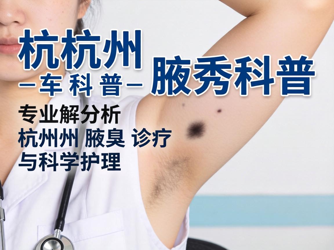 杭州腋秀科普，专业解析杭州腋臭诊疗与科学护理