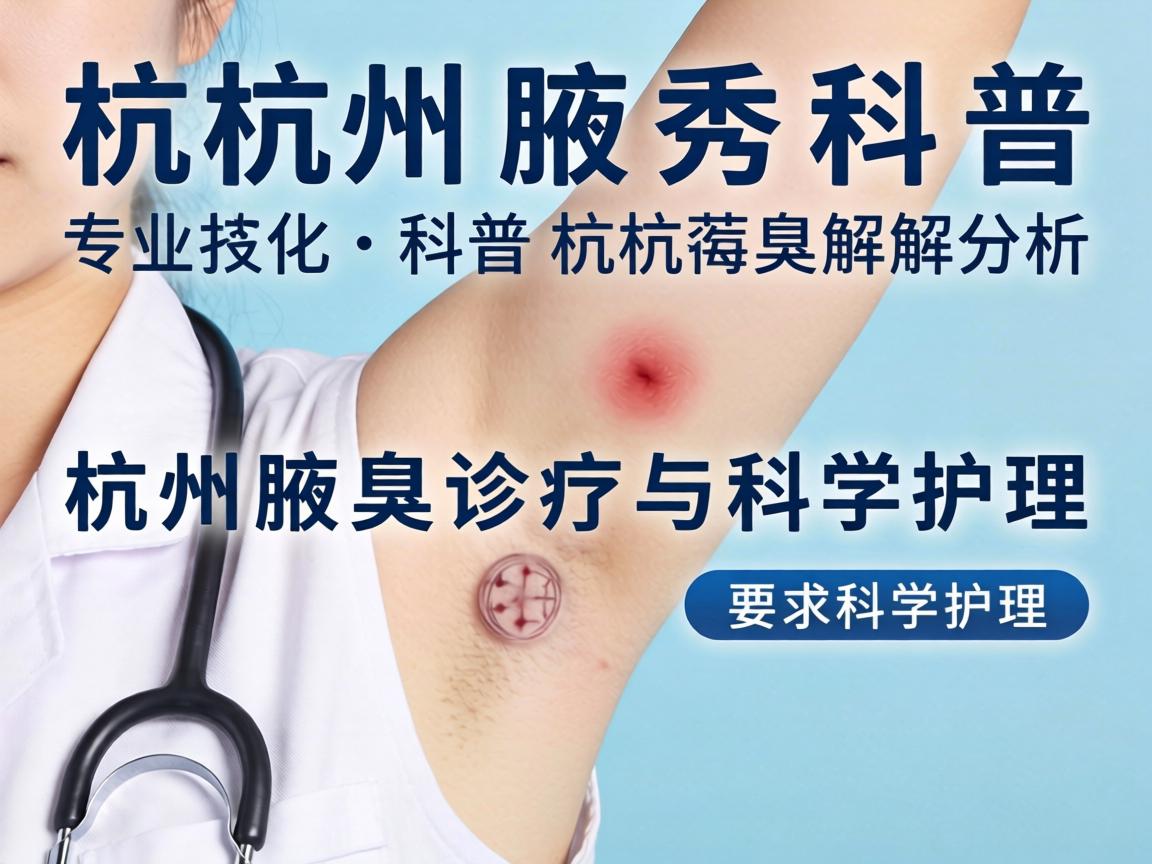 杭州腋秀科普，专业解析杭州腋臭诊疗与科学护理