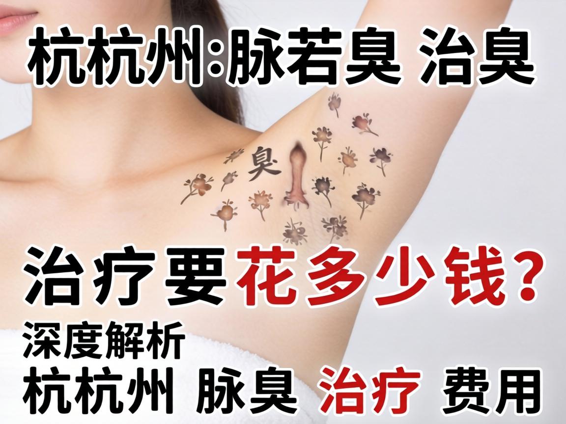 杭州腋臭治疗要花多少钱？深度解析杭州腋臭治疗费用