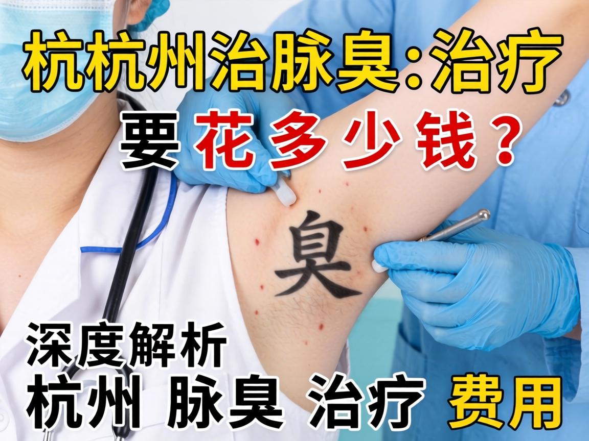 杭州腋臭治疗要花多少钱？深度解析杭州腋臭治疗费用