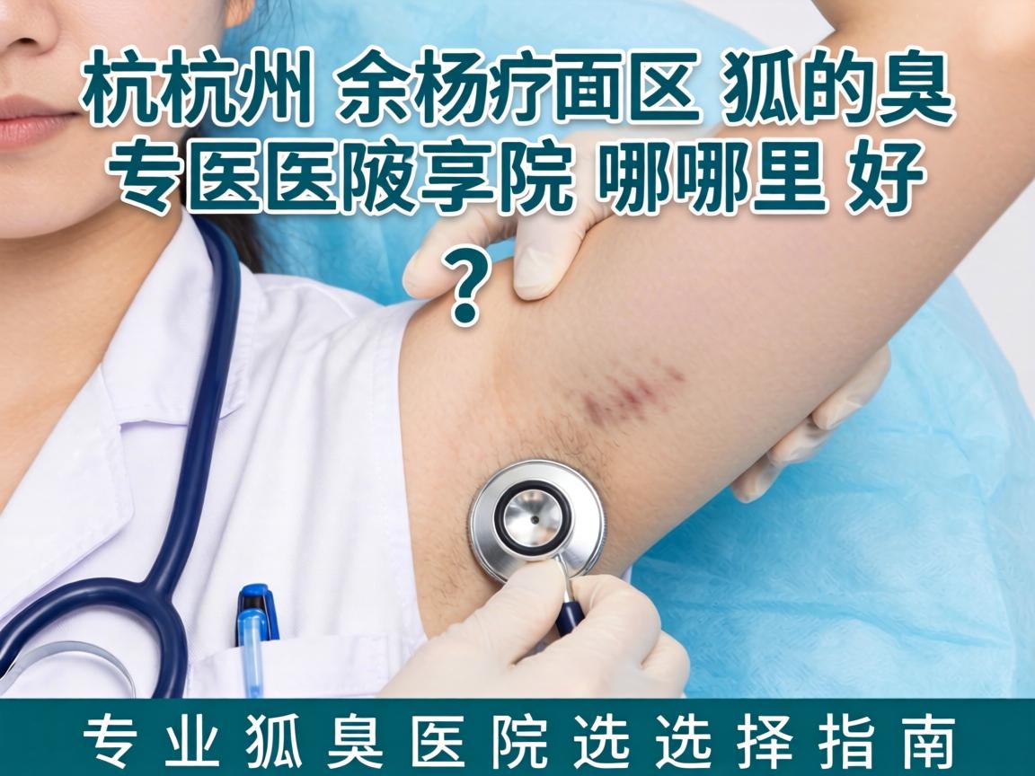 杭州余杭区狐臭医院哪里好？专业狐臭医院选择指南