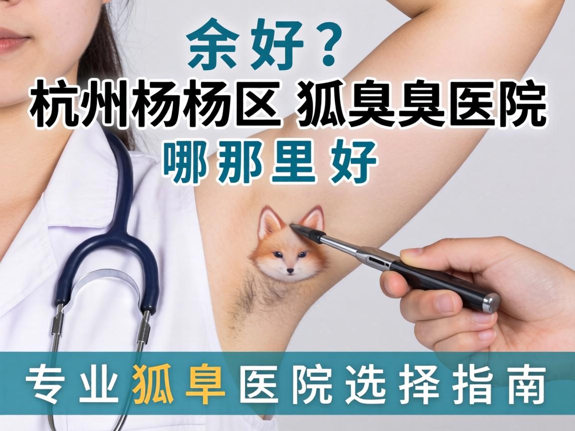 杭州余杭区狐臭医院哪里好？专业狐臭医院选择指南