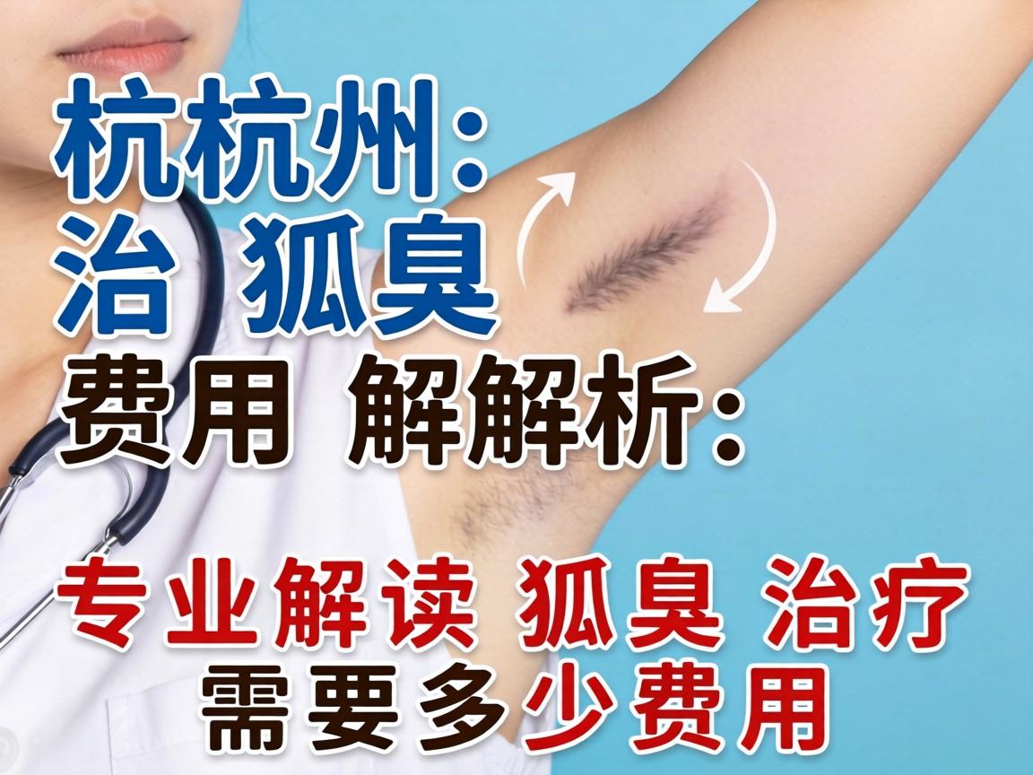 杭州治狐臭费用解析，专业解读狐臭治疗需要多少费用
