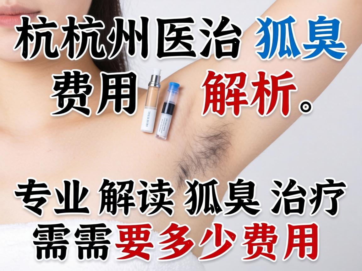 杭州治狐臭费用解析，专业解读狐臭治疗需要多少费用