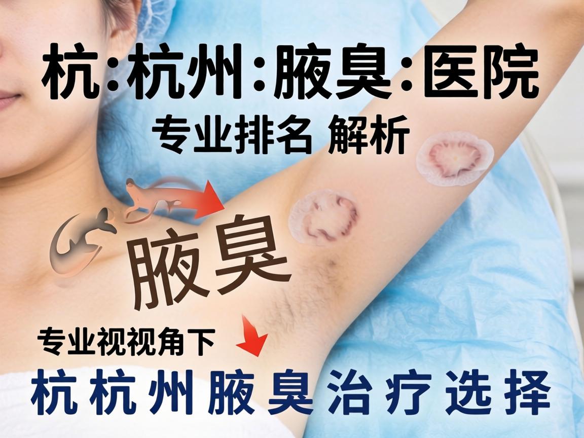 杭州腋臭医院排名解析，专业视角下的杭州腋臭治疗选择